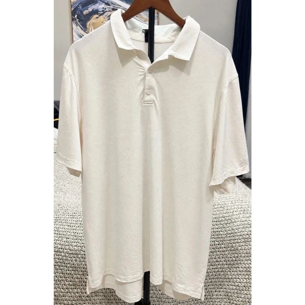 Kirkland Signature Men’s White Performance Polo Shirt XXL